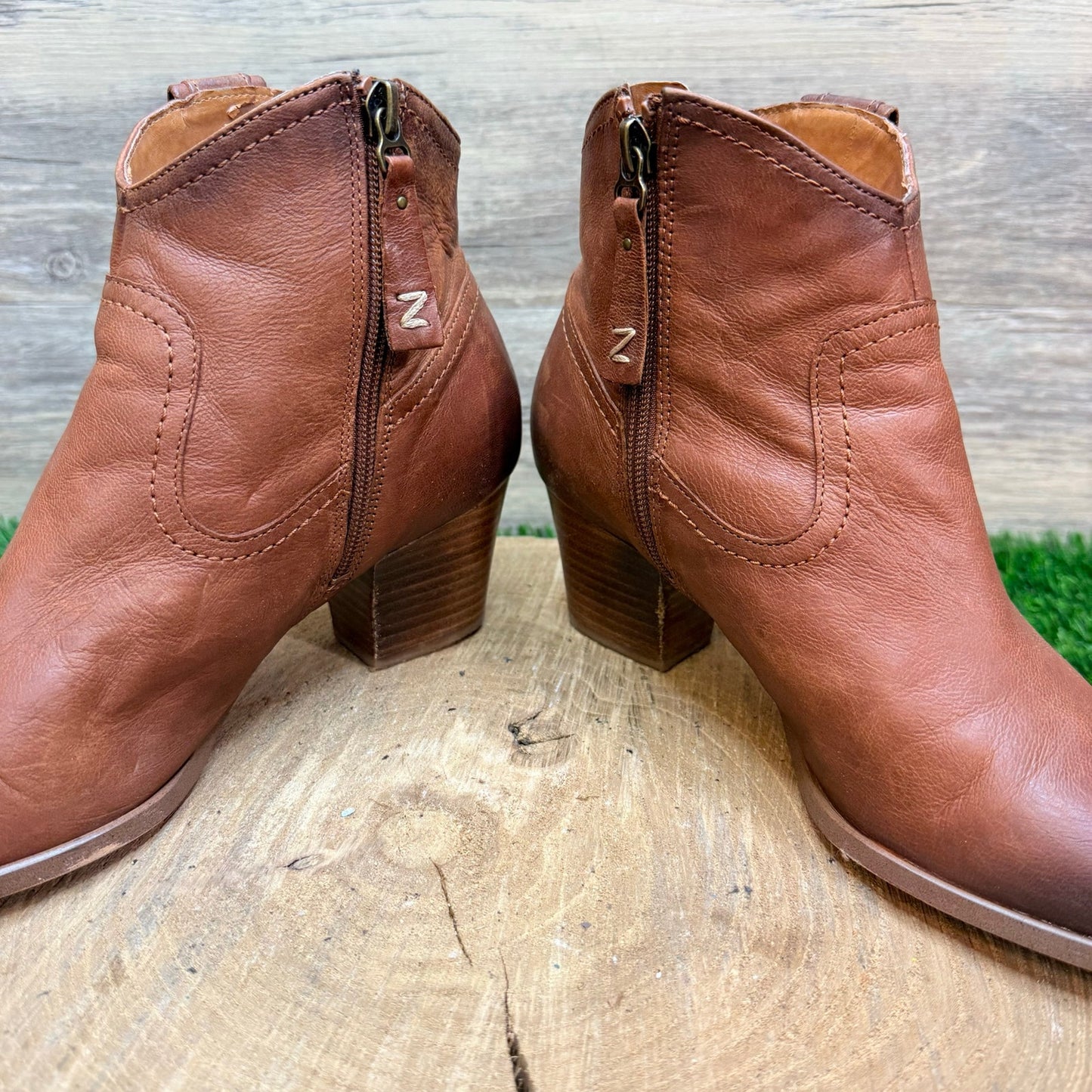 Zodiac Women - Size 9M - Tan Ankle Boots Kela