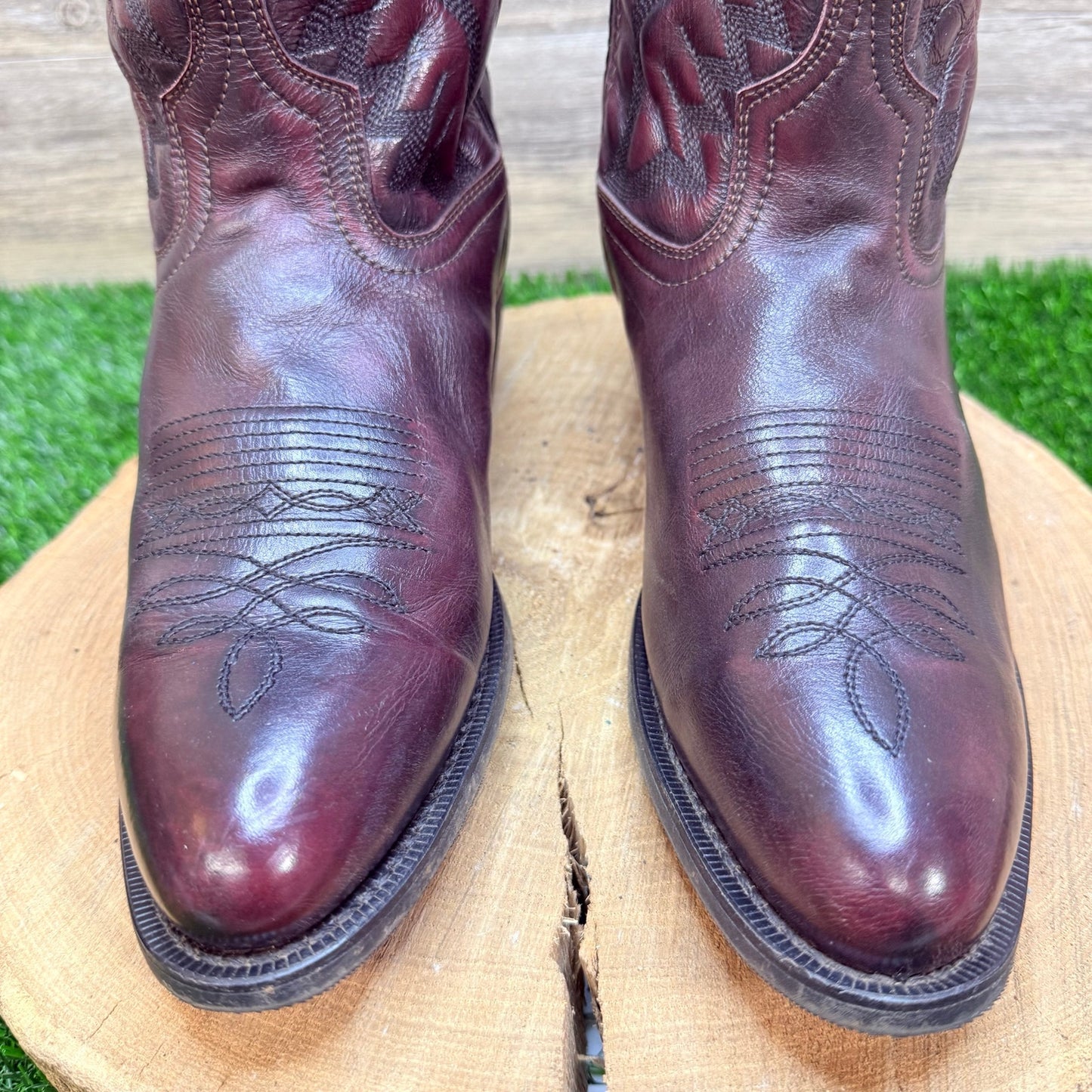 Laredo Men - Size 9EW - Black Cherry Western Cowboy Boots 68458