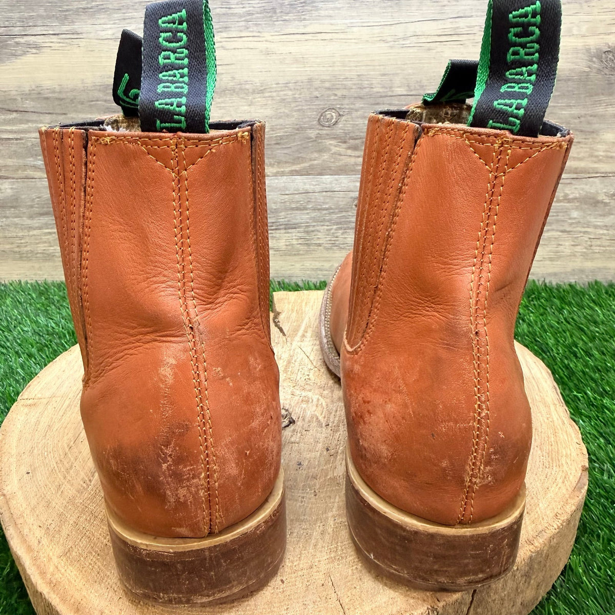 La Barca Men - Size 10 - Amber Square Ankle Boots