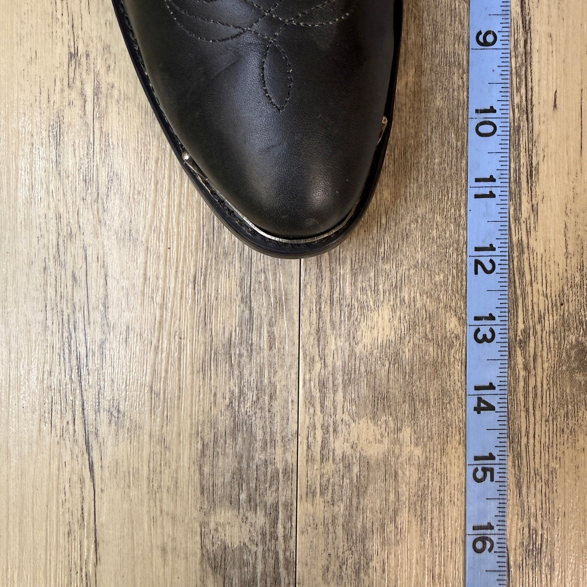 Durango Men - Size 10EE - Black Leather Slouch Western Cowboy Boots RD540