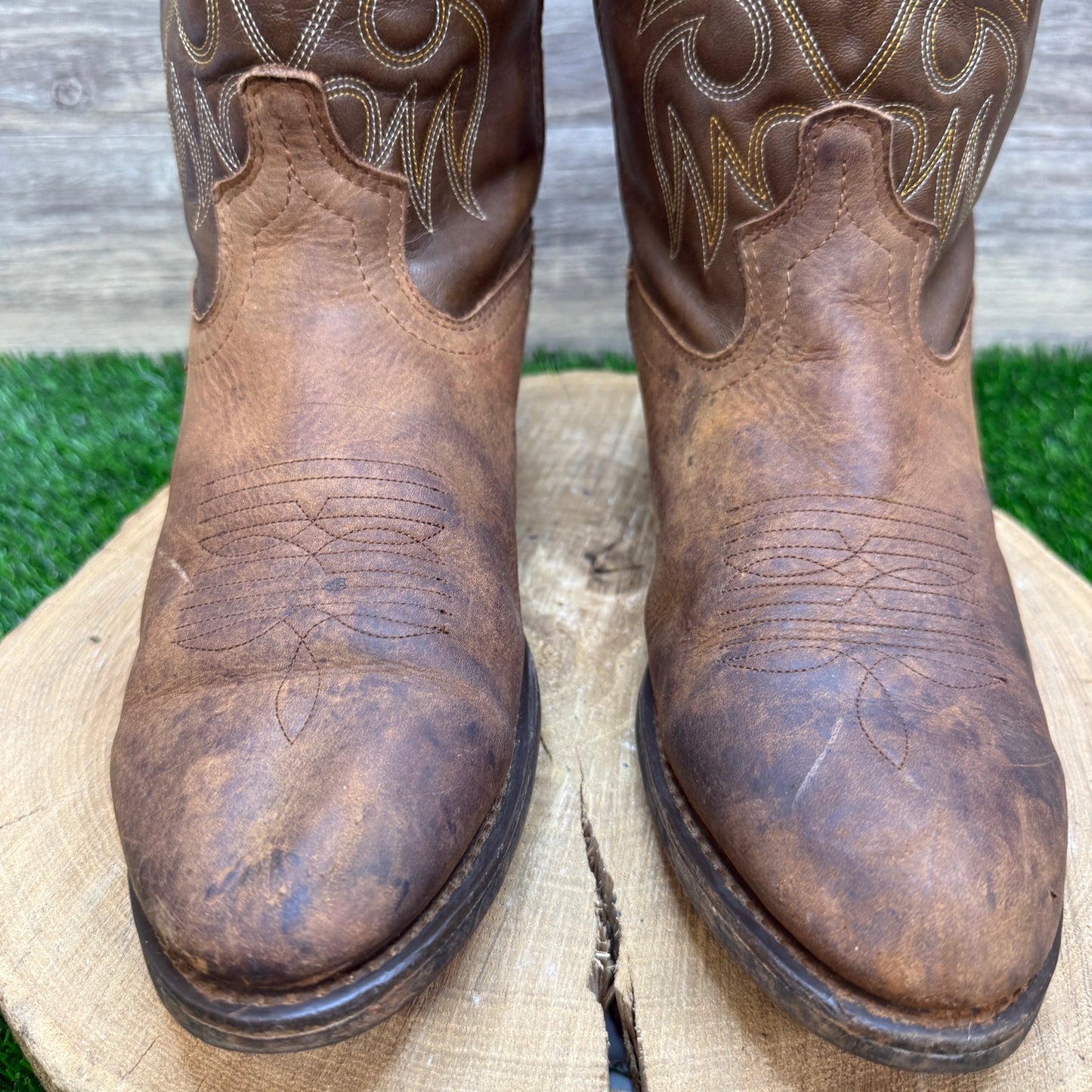 Cody James Men - Size 11.5D - Two Tone Brown Western Cowboy Boots Style CJ4242