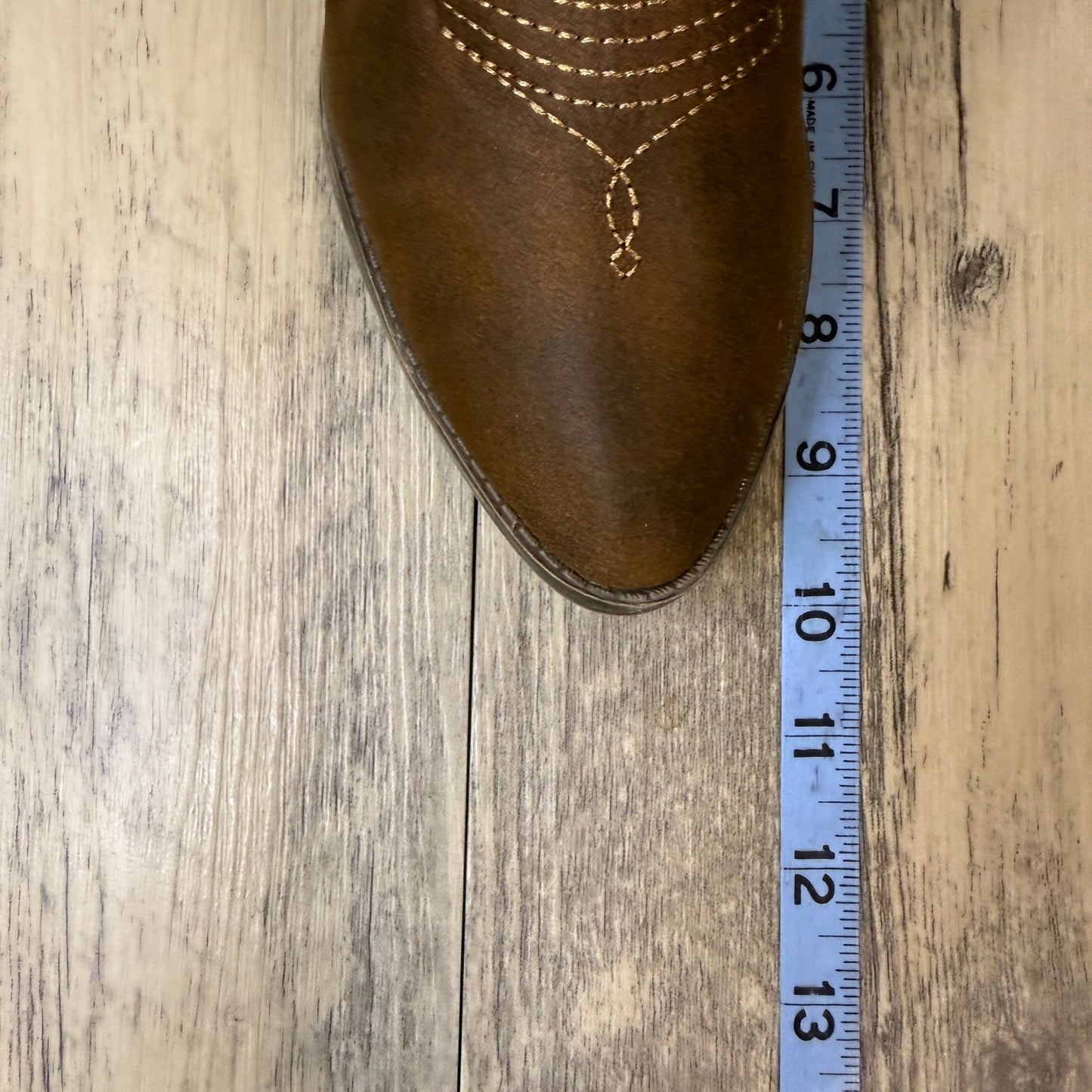 Rampage Women - Size 7.5M - Brown Soft Faux Suede Cowboy Boots 429105