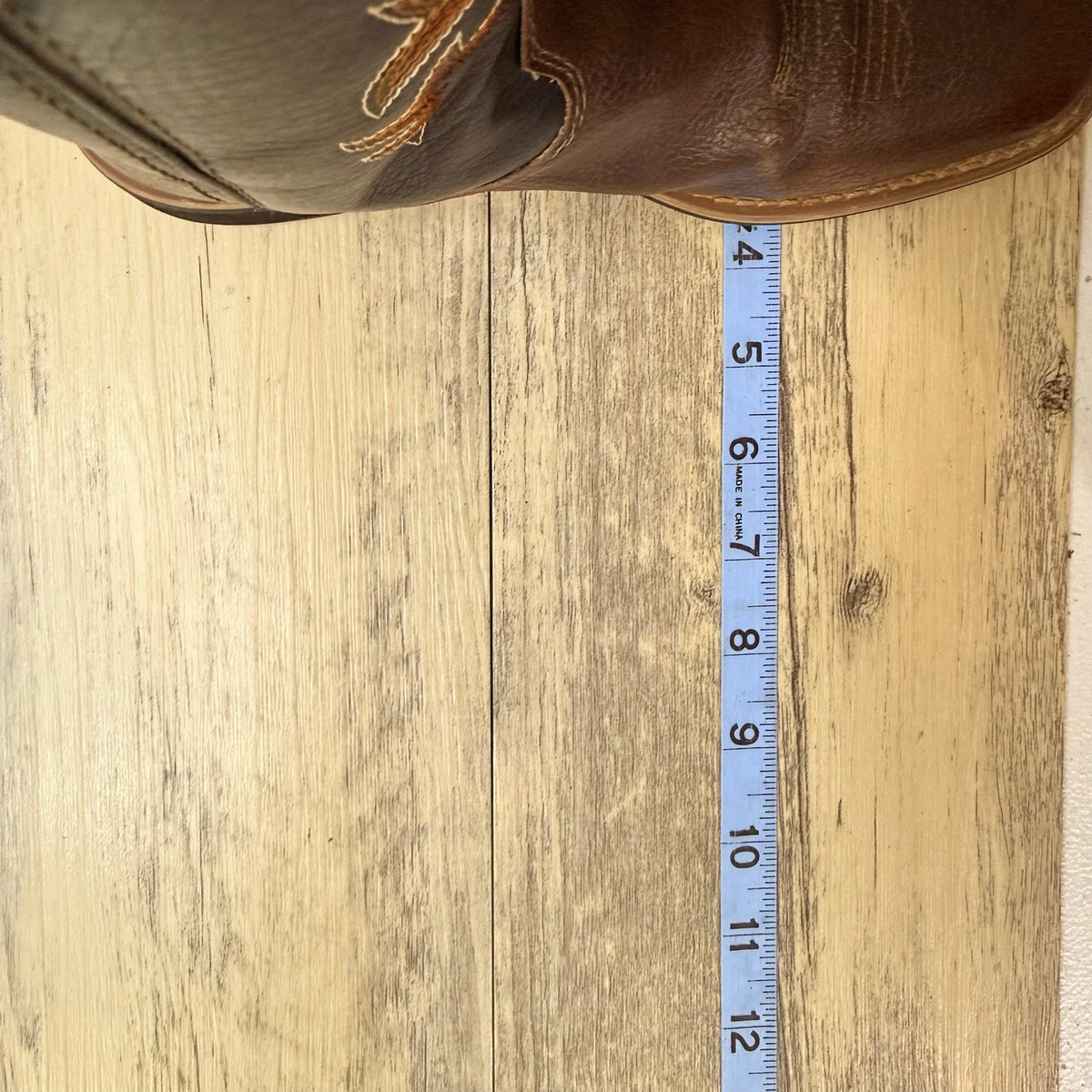 Austin Trading Co Youth - Size 2 - Brown / Black Square Cowboy Boots