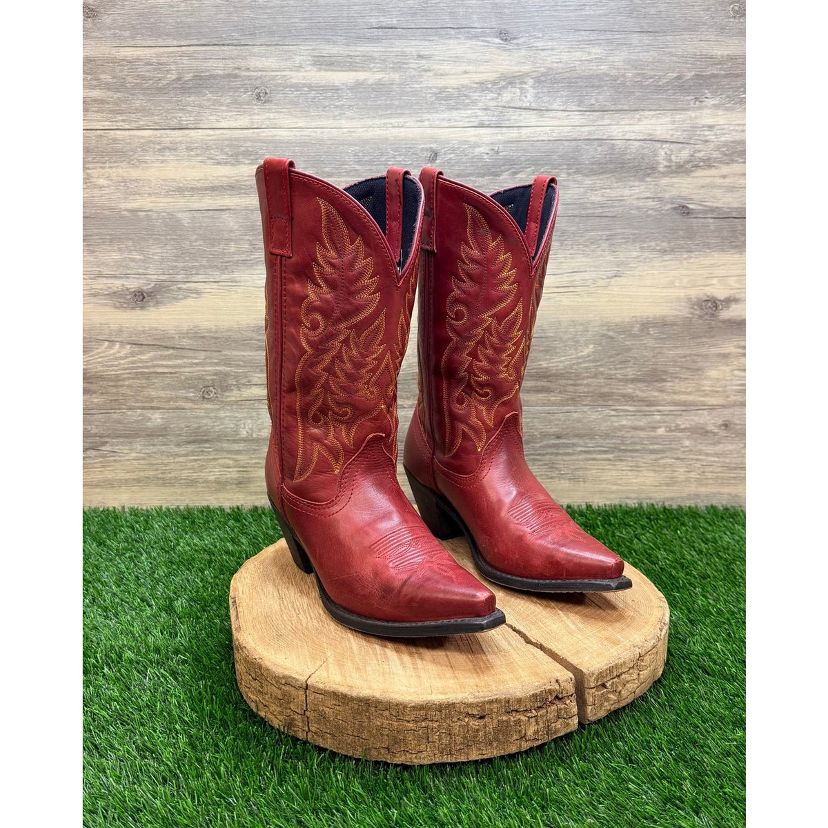 Laredo Men - Size 8M - Red Madison Western Cowboy Boots 51055
