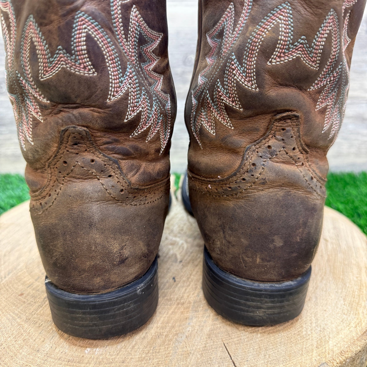 Ariat Women - Size 8.5B - Brown Stockman Cowboy Boots Style 10001605