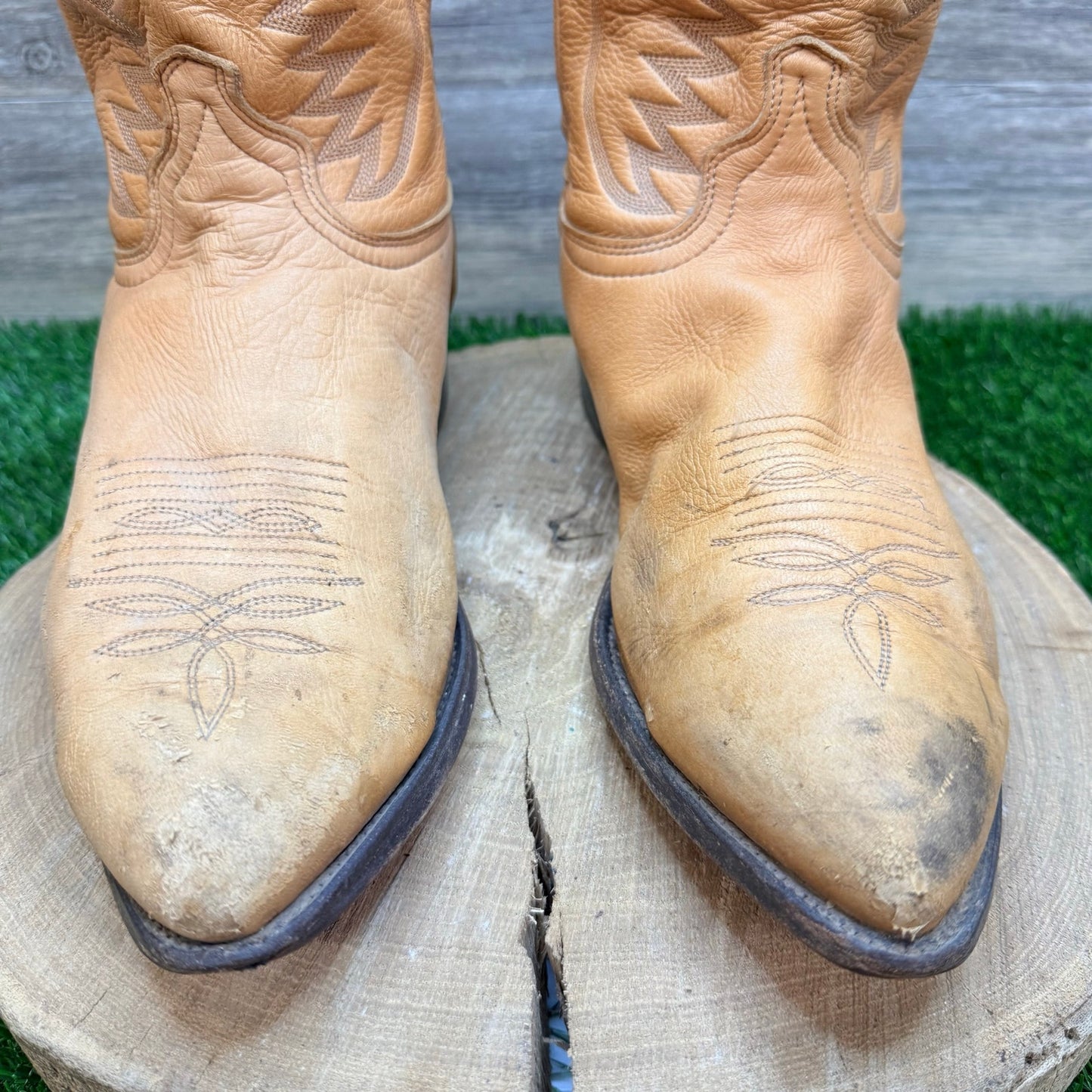 Texas Men - Size 12EE - Tan Soft Western Cowboy Boots M511