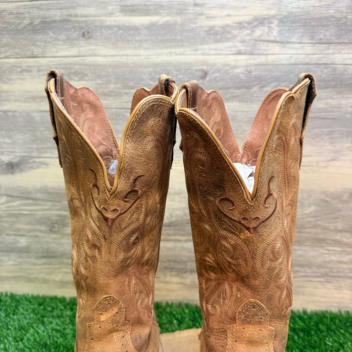 Justin Women - Size 8B - Brown McKayla Western Cowboy Boots L2561