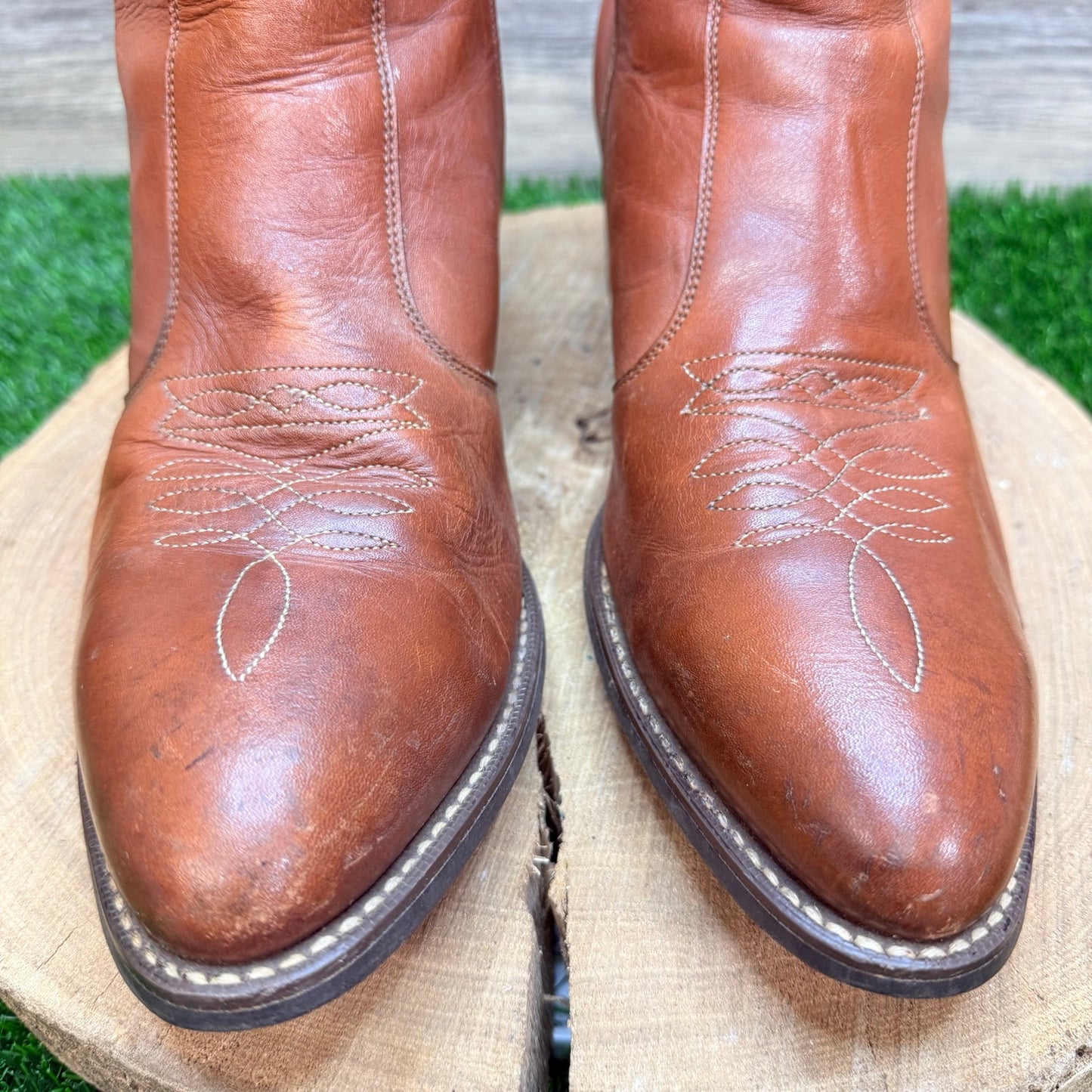Levi’s Men - Size 12M - Vintage Cognac Zip Ankle Boots 04633