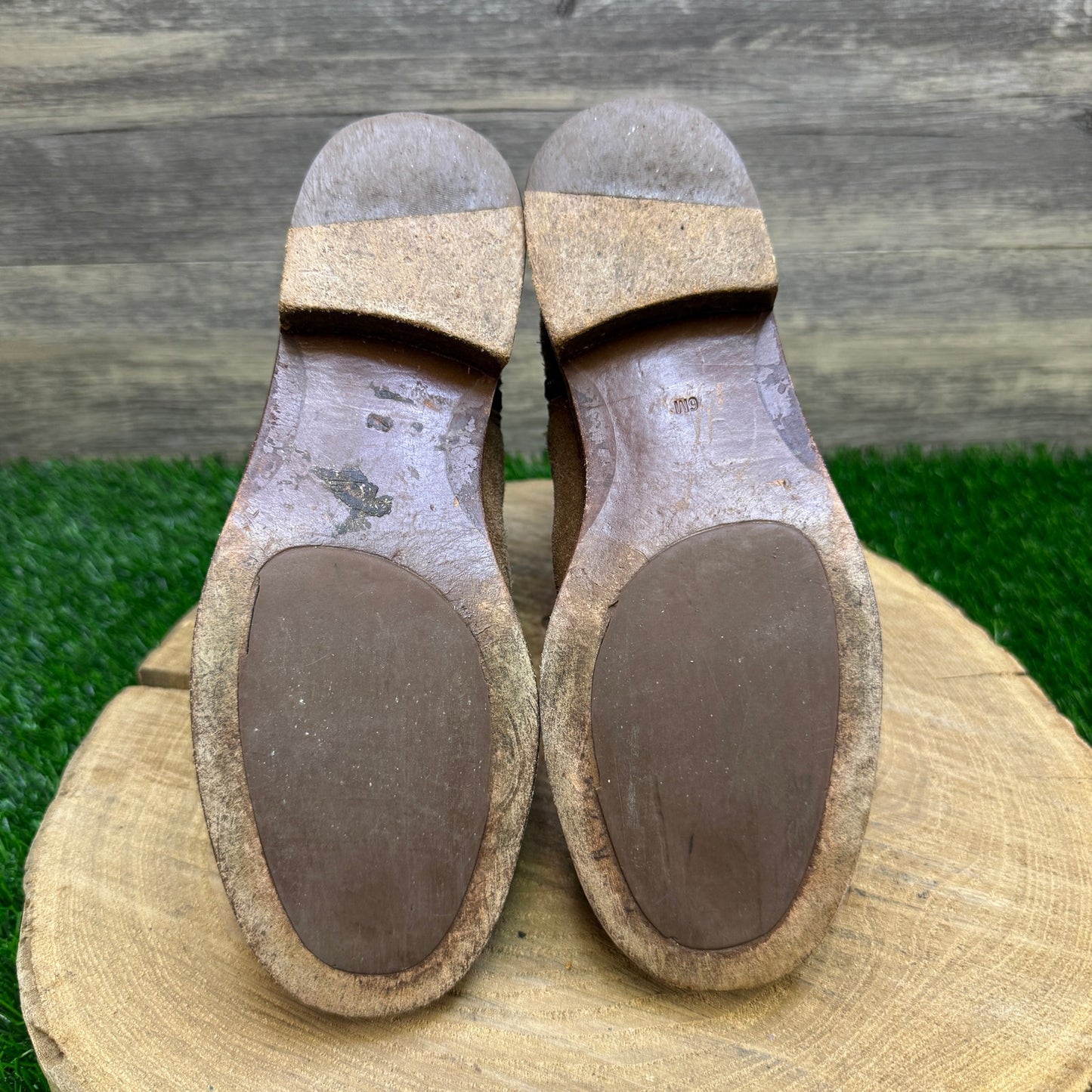 Tory Burch Women - Size 6M - Brown Alaina Suede Ankle Zipper Boots 31128313