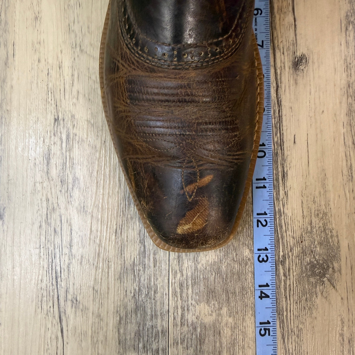 Ariat Men - Size 10.5D - Bar Top Brown Heritage Roughstock Cowboy Boots 10017378