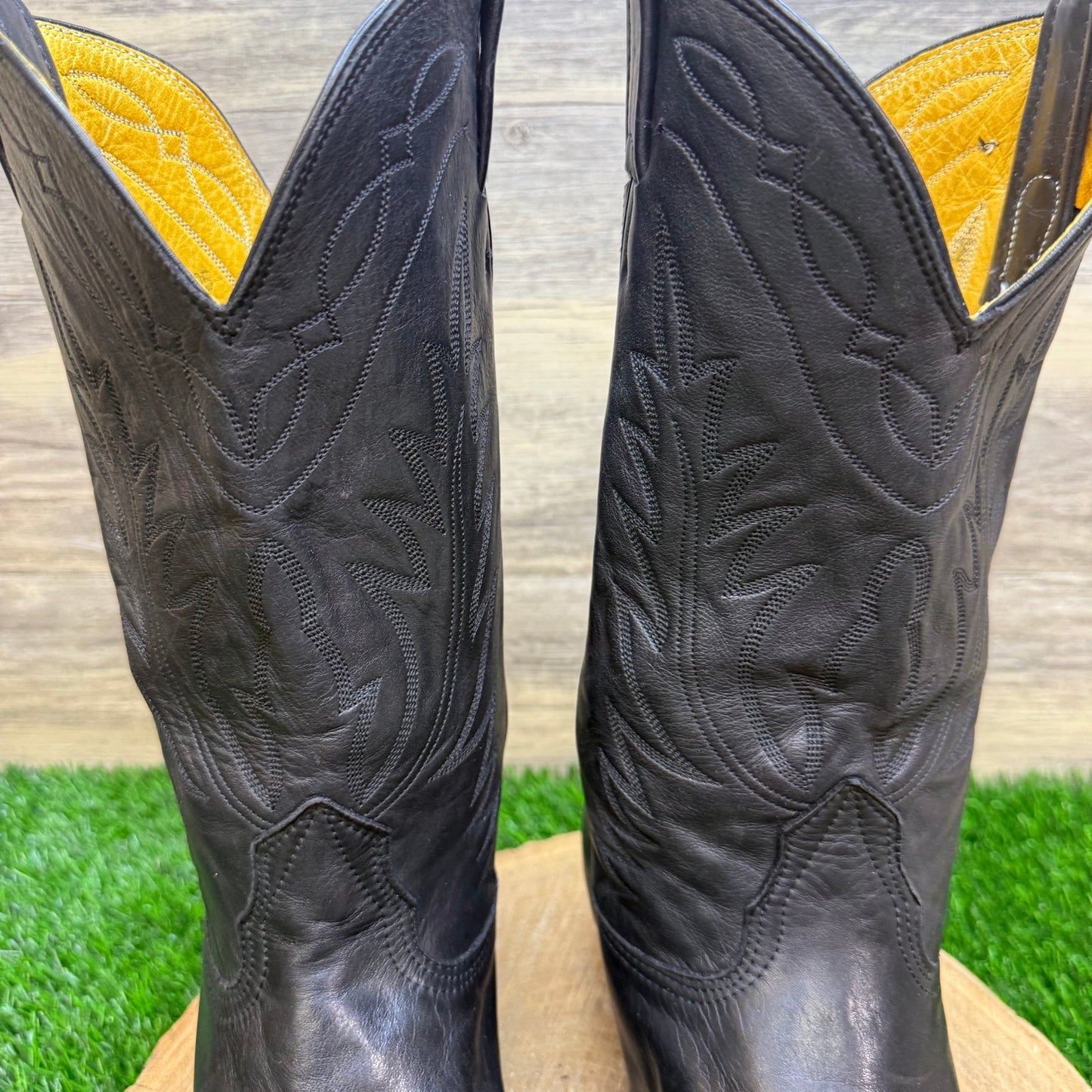 Unknown Men - Size 10EE - Black Western Cowboy Boots Style 39334