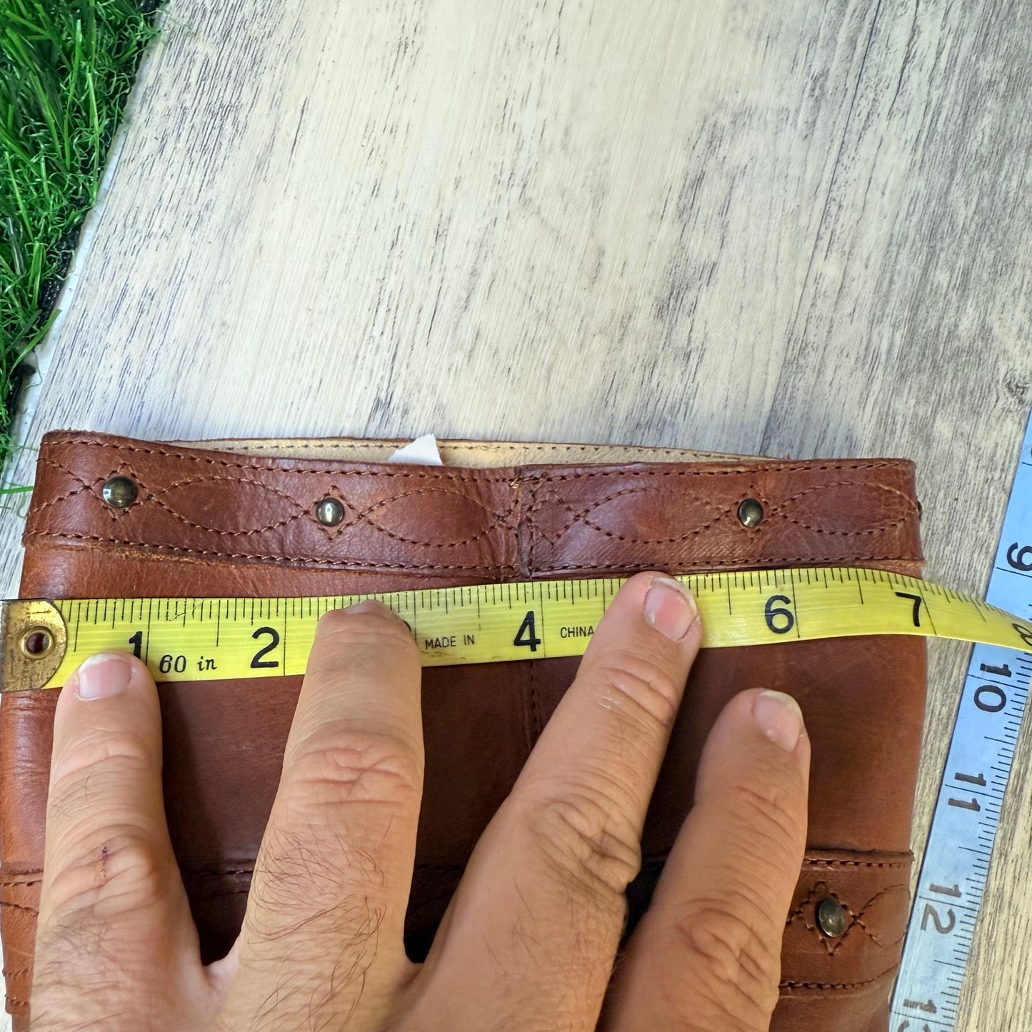 Frye Women - Size 9B - Brown Tall Studded Boots 77901