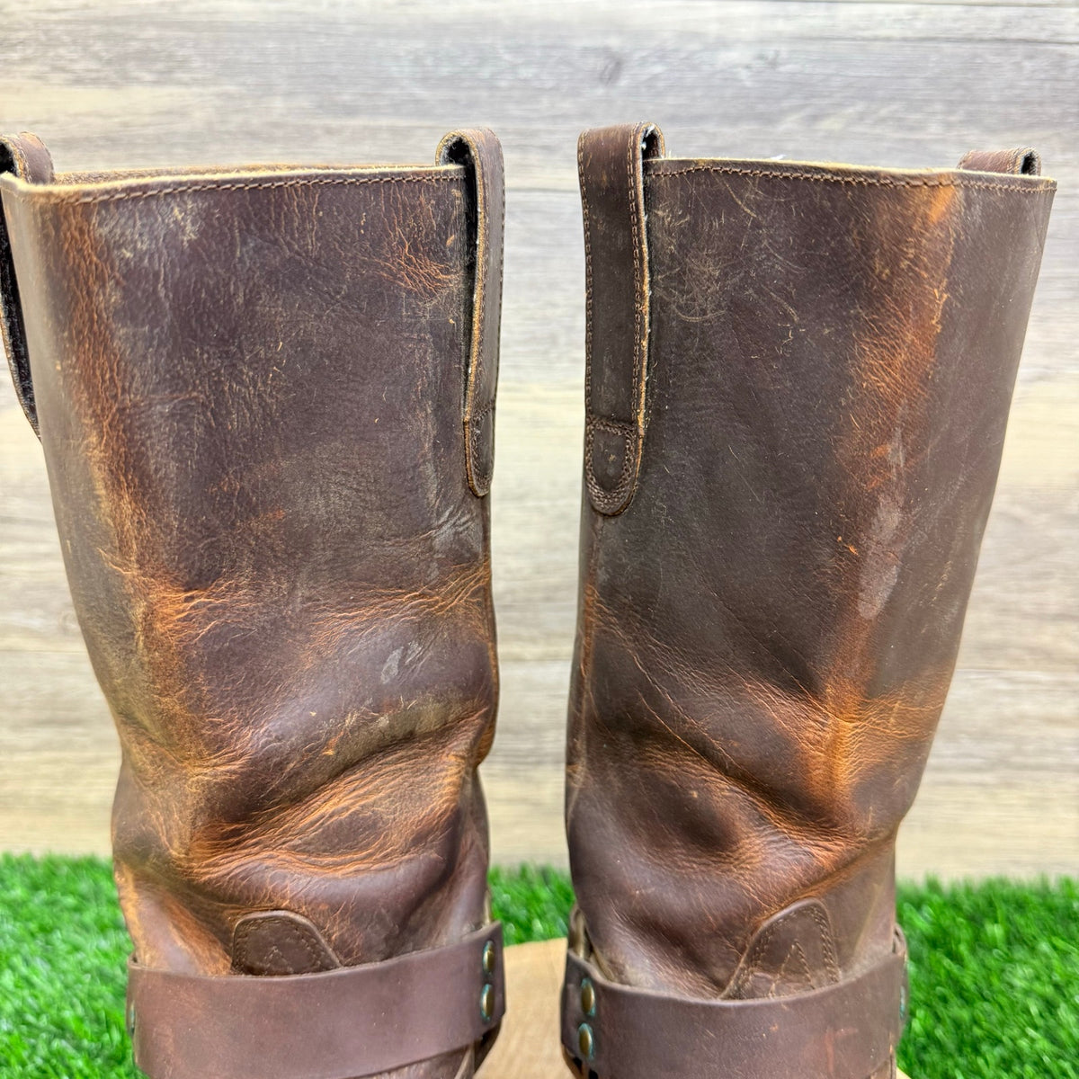 Ariat Women - Size 8.5B - Brown Harness Western Cowboy Boots 10010260