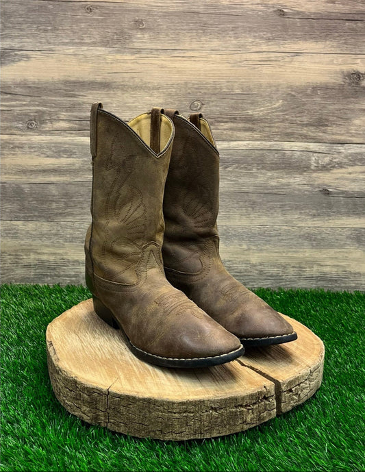 Masterson Youth - Size 6D - Brown Cowboy Boots Style RB2000Y