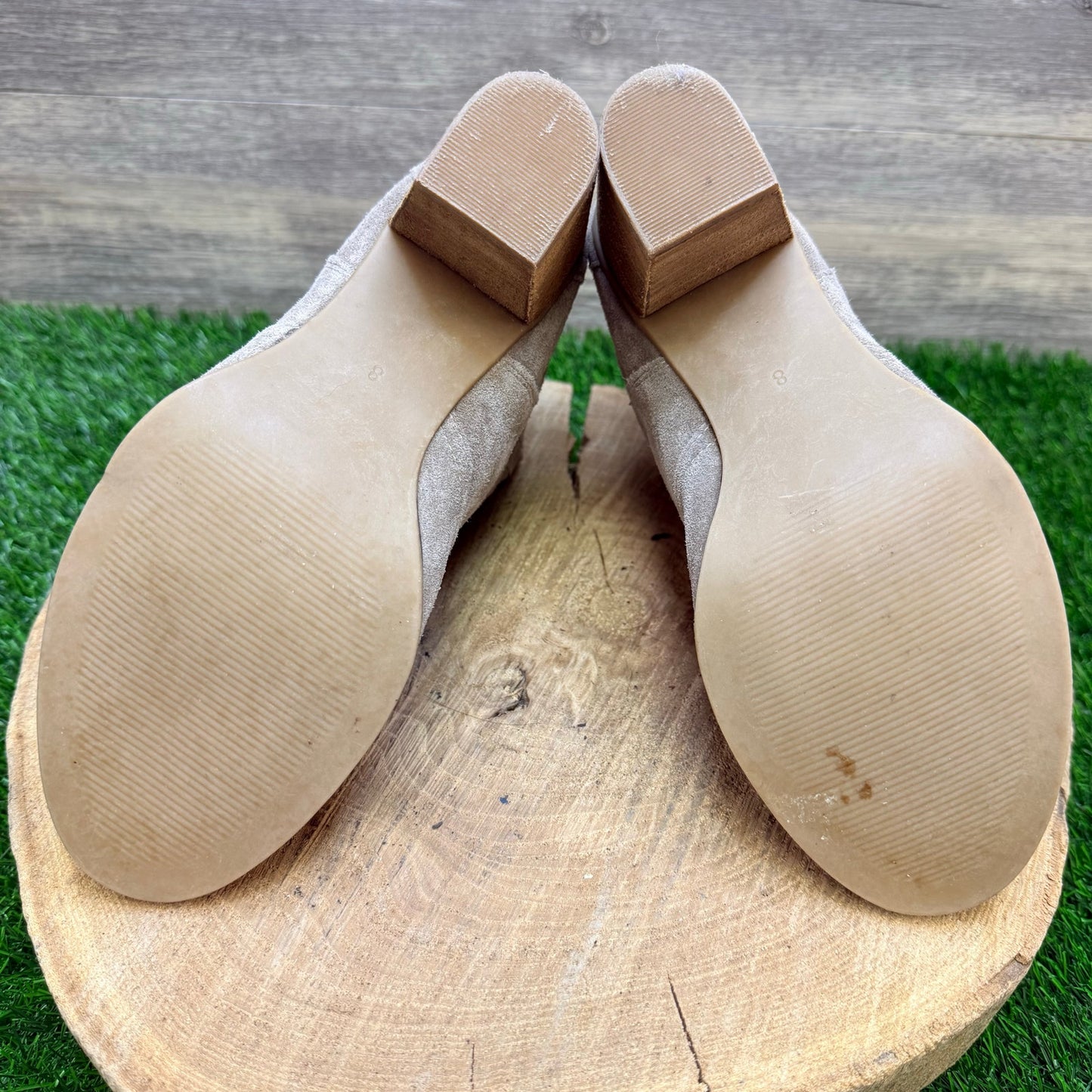 Franco Fortini Women - Size 8 - Taupe Suede Ankle Boots Chesney