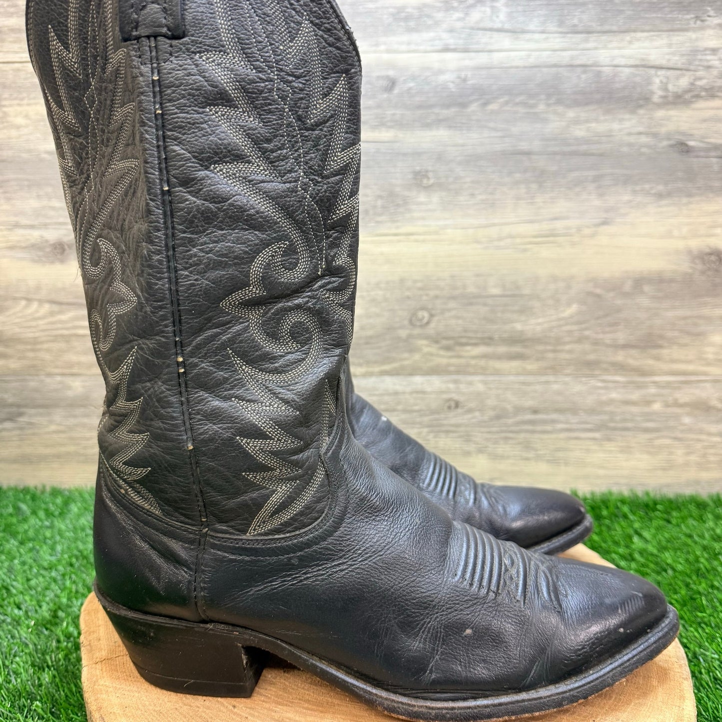 Dan Post Men - Size 9.5D - Black Western Cowboy Boots 16770