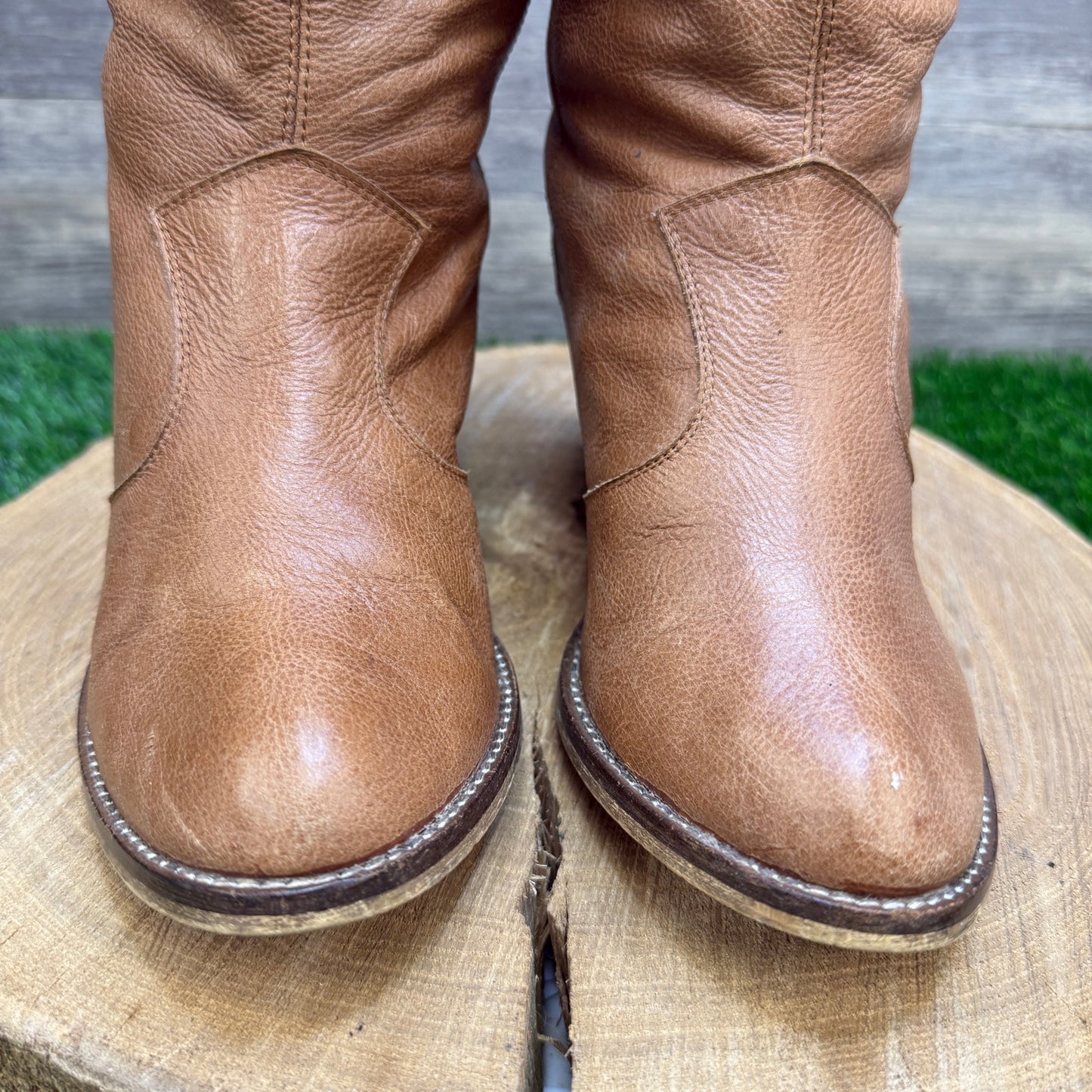 Steve Madden Women - Size 6 - Tan Slouch Boots