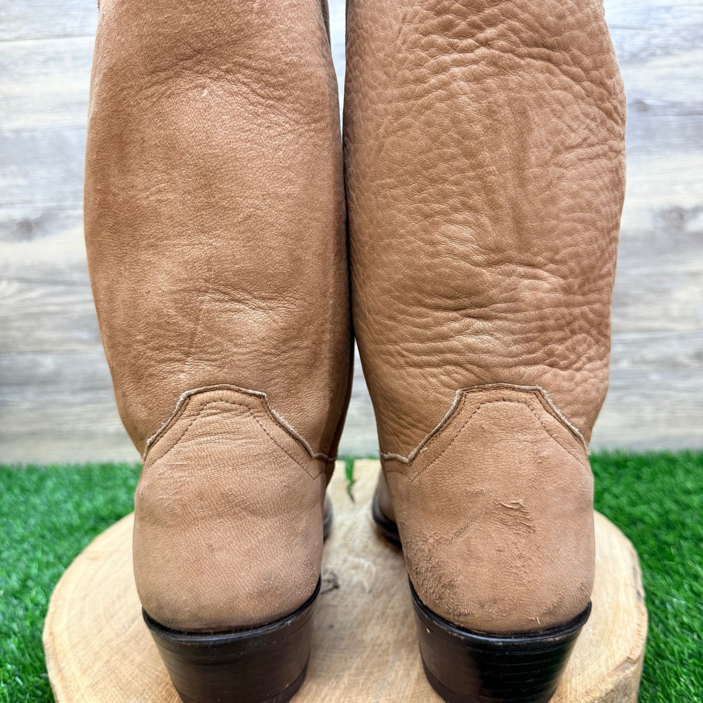 Panhandle Slim Men - Size 10D - Beige Soft Western Cowboy Boots 30198