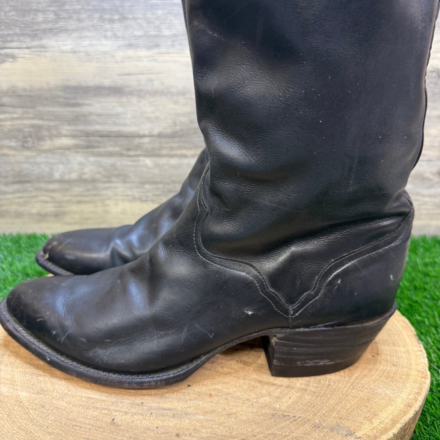 El Dorado Men - Size 10D - Black Western Cowboy Boots