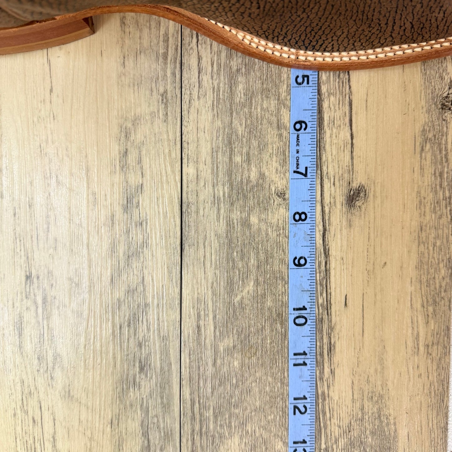Justin Men - Size 13EE - Brown / White Bent Rail Square Toe Cowboy Boots BR305