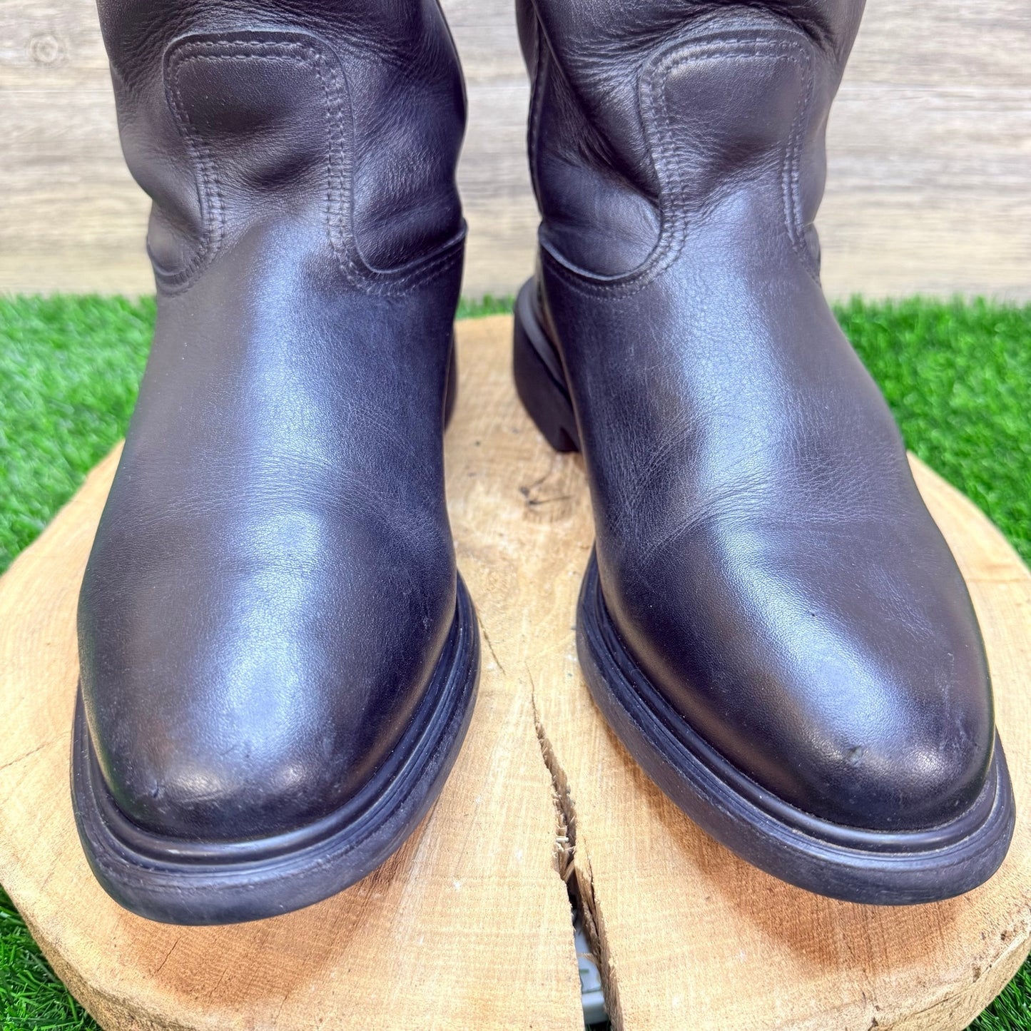 Red Wing Men - Size 9.5D - Black Pecos Work Boots 9389450
