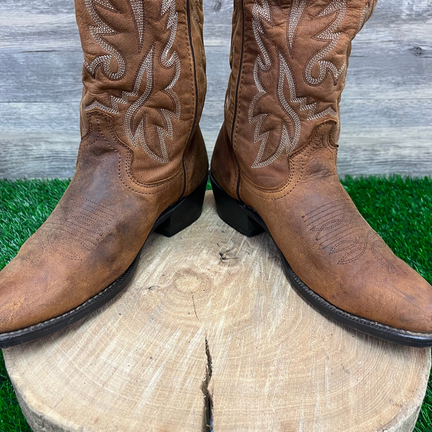 Laredo Men - Size 8.5D - Brown Cowboy Boots Style 68392