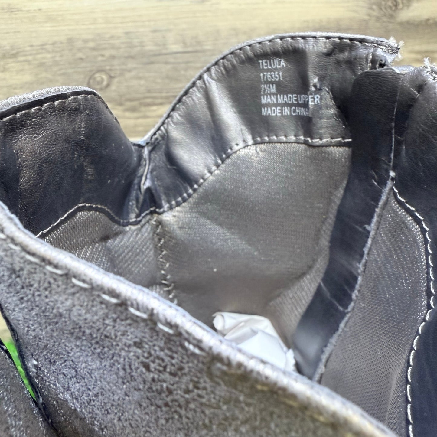 Rampage Women - Size 7.5 - Metallic Faux Leather Tall Cowboy Boots Telula