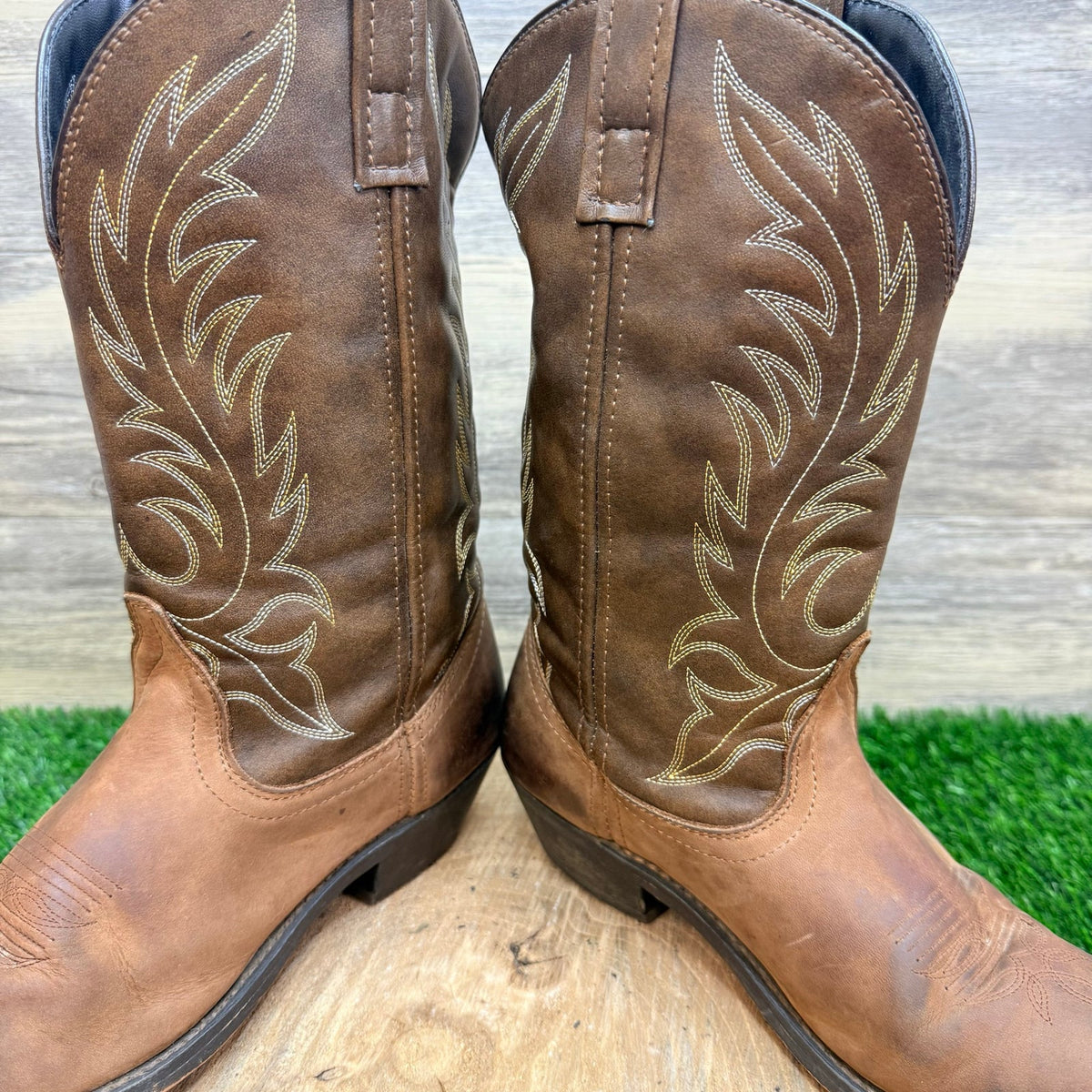 Laredo Women - Size 9.5M - Brown Western Cowboy Boots 5742