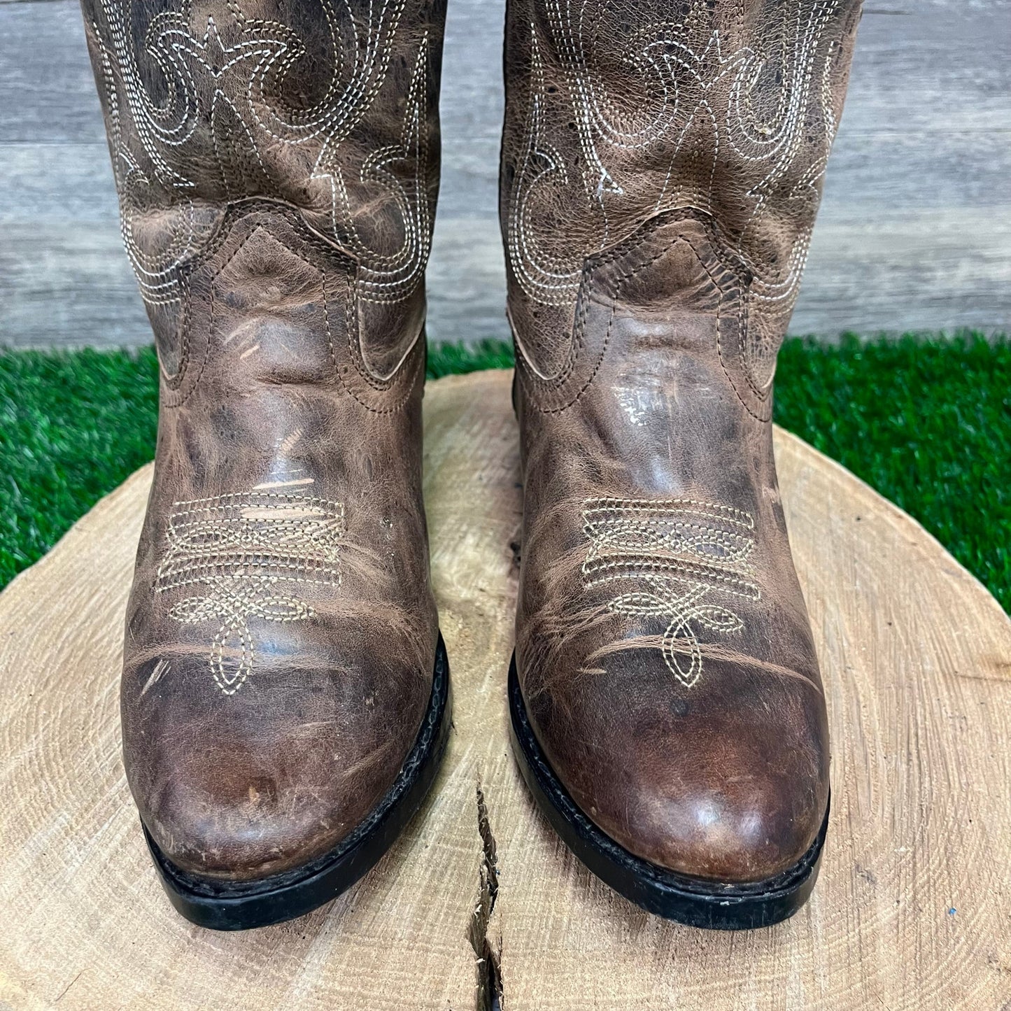 Smoky Mountain Youth - Size 4.5D - Brown Cowboy Boots Style 3435Y