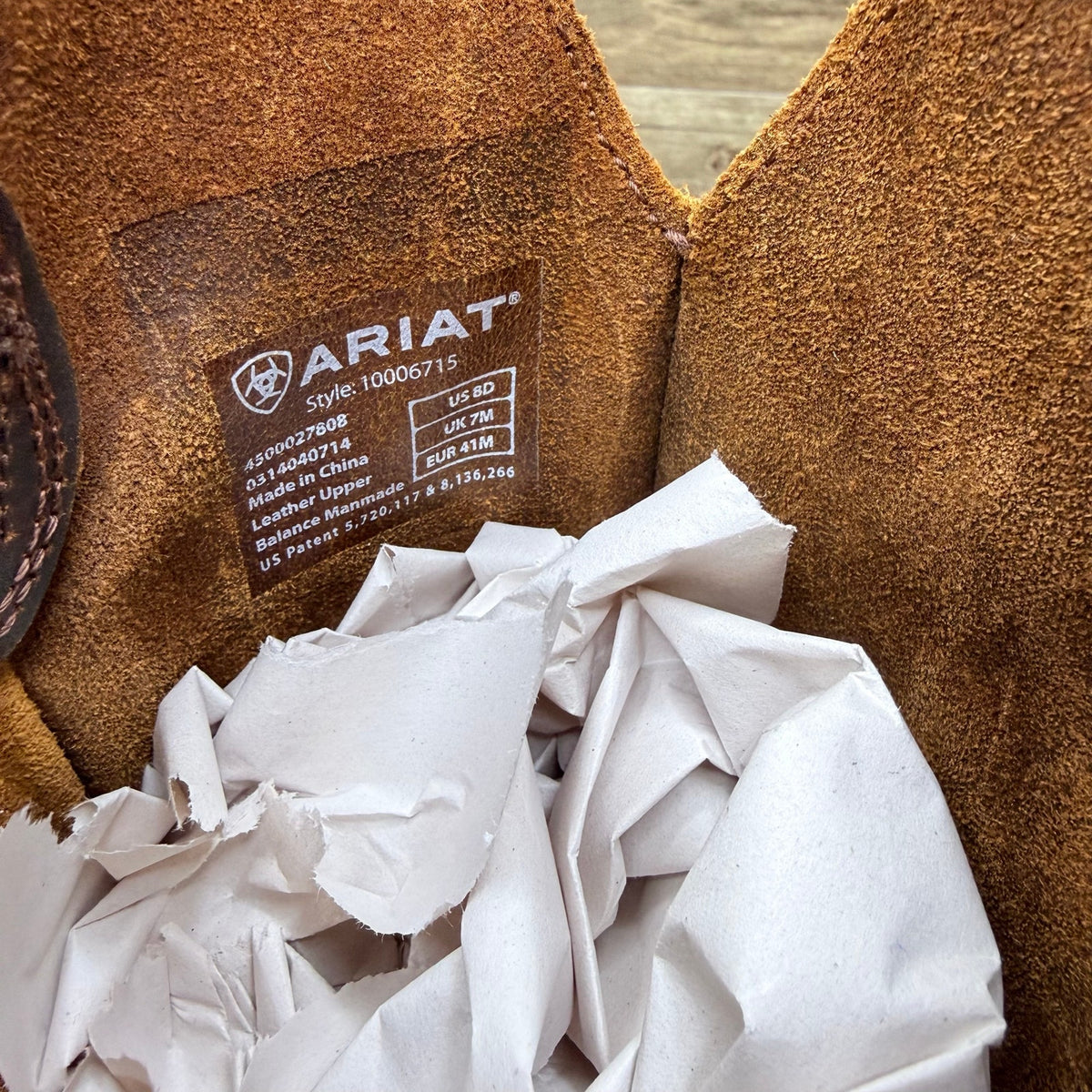 Ariat Men - Size 8D - Brown Urban Ramblers Square Toe Cowboy Boors 10006715