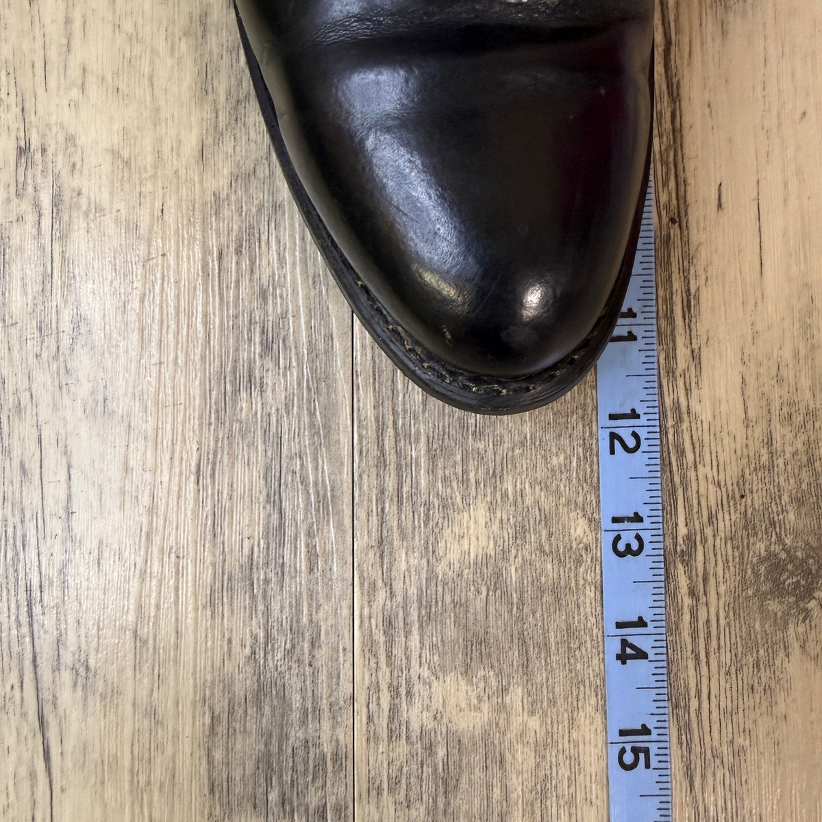 Durango Men - Size 9.5D - Vintage Black Smooth Made in USA Cowboy Boots 9690