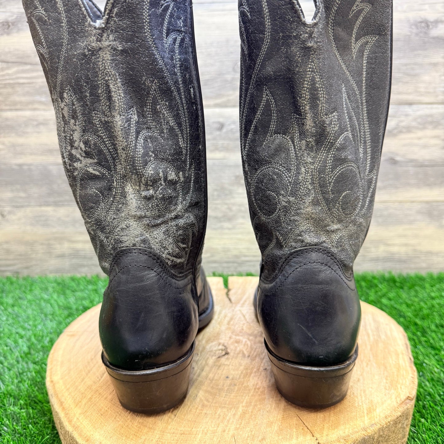 Laredo Men - Size 9D - Black Cowboy Boots 10406